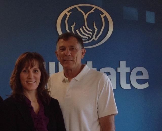 Michelle with her Dad, Mr. Cliff Wright. He was an Allstate Agent in Frederick for 29 years. He retired in 2009 when Michelle purchased the agency.