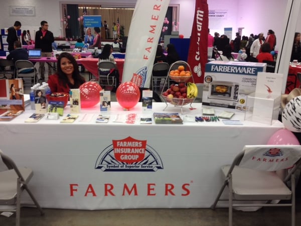 Farmers Agency booth at Asian Wellness Day event 2013
