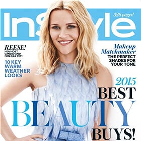 EN LAS NOTICIAS Portada de revista de InStyle con una dama posando | Armarios de California