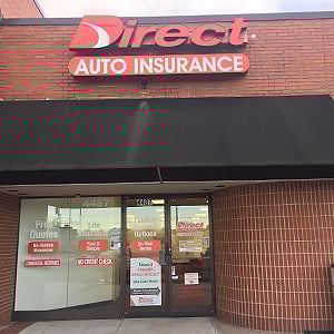 Front of Direct Auto store at 4487 Lebanon Road, Hermitage