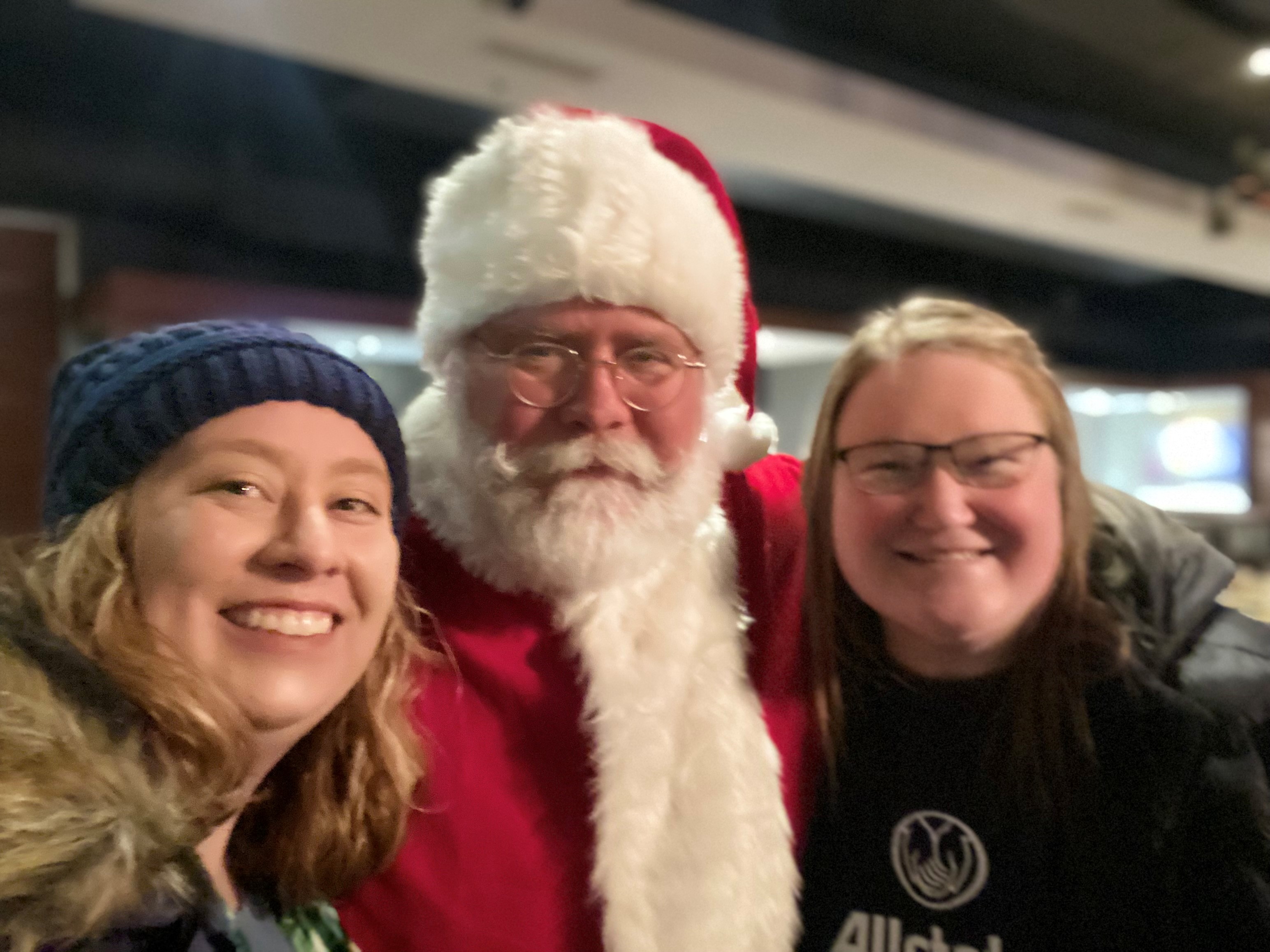 We met Santa while volunteering for Isabel's House, Crisis Nursery of the Ozarks, during the Isabel's Tree Lighting! Each light on Isabel's Tree means another child reading and playing, eating a hot meal, or resting safely in bed. Each bulb is a gift of hope for parents and children when they need it most.