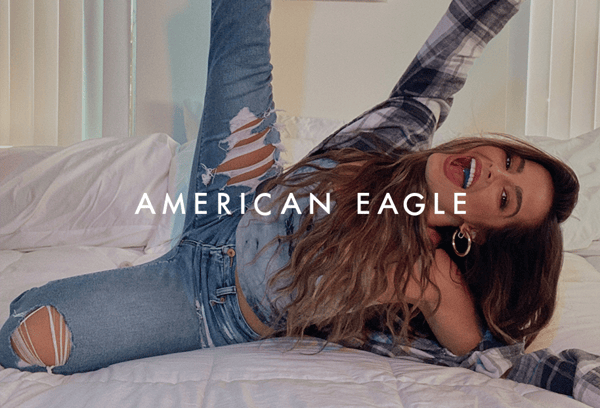 woman in stretch jeans