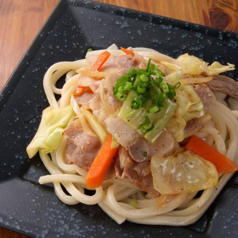 海老出汁 焼きうどん