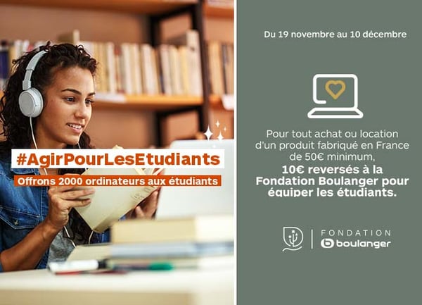 L’opération solidaire #AgirPourLesEtudiants