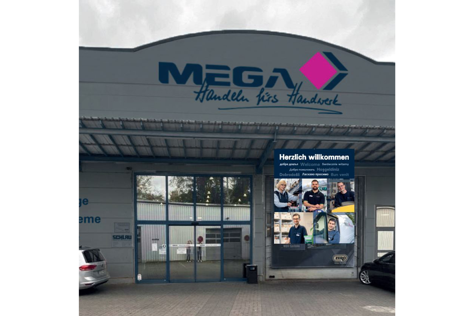 Standortbild MEGA eG Magdeburg, Großhandel für Maler, Bodenleger und Stuckateure