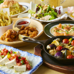 『梅コース』季節の野菜・肉・魚が入った旬の味覚堪能コース◇2時間飲み放題付【7品3000円】