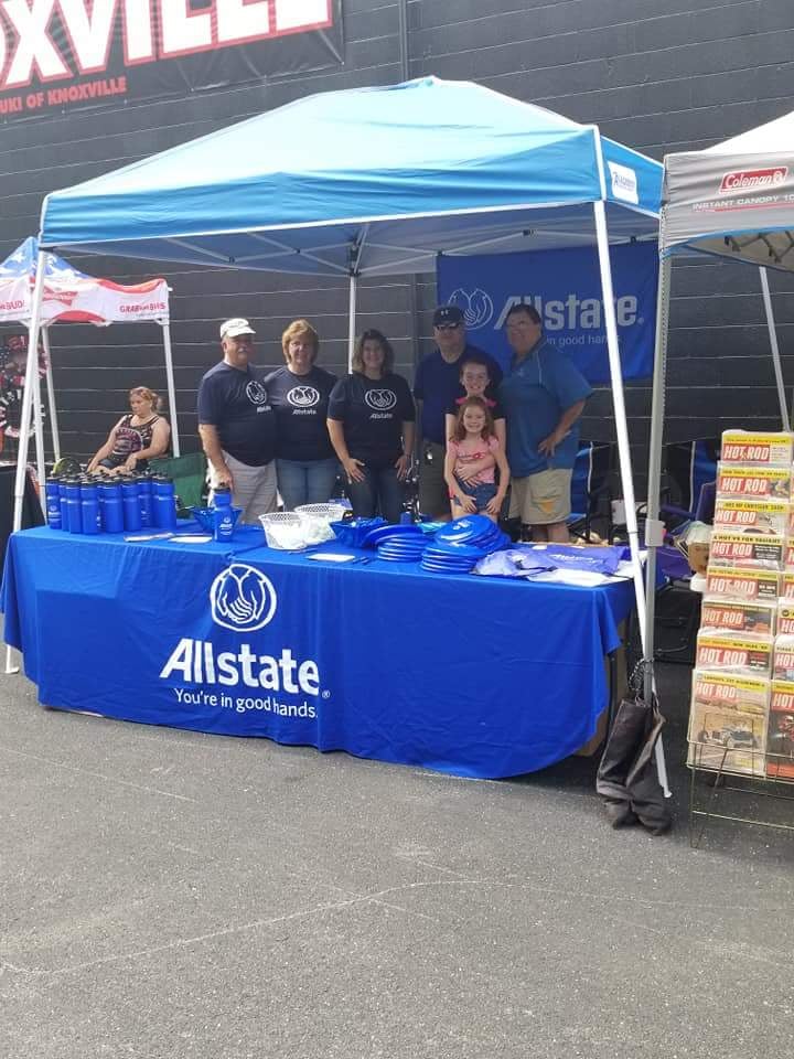 Booth at the local bike show