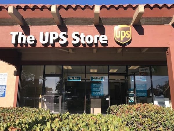 Facade of The UPS Store CVS Pharmacy Shopping Center