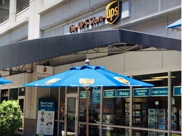 Facade of The UPS Store Downtown Fort Lauderdale on Las Olas Blvd.