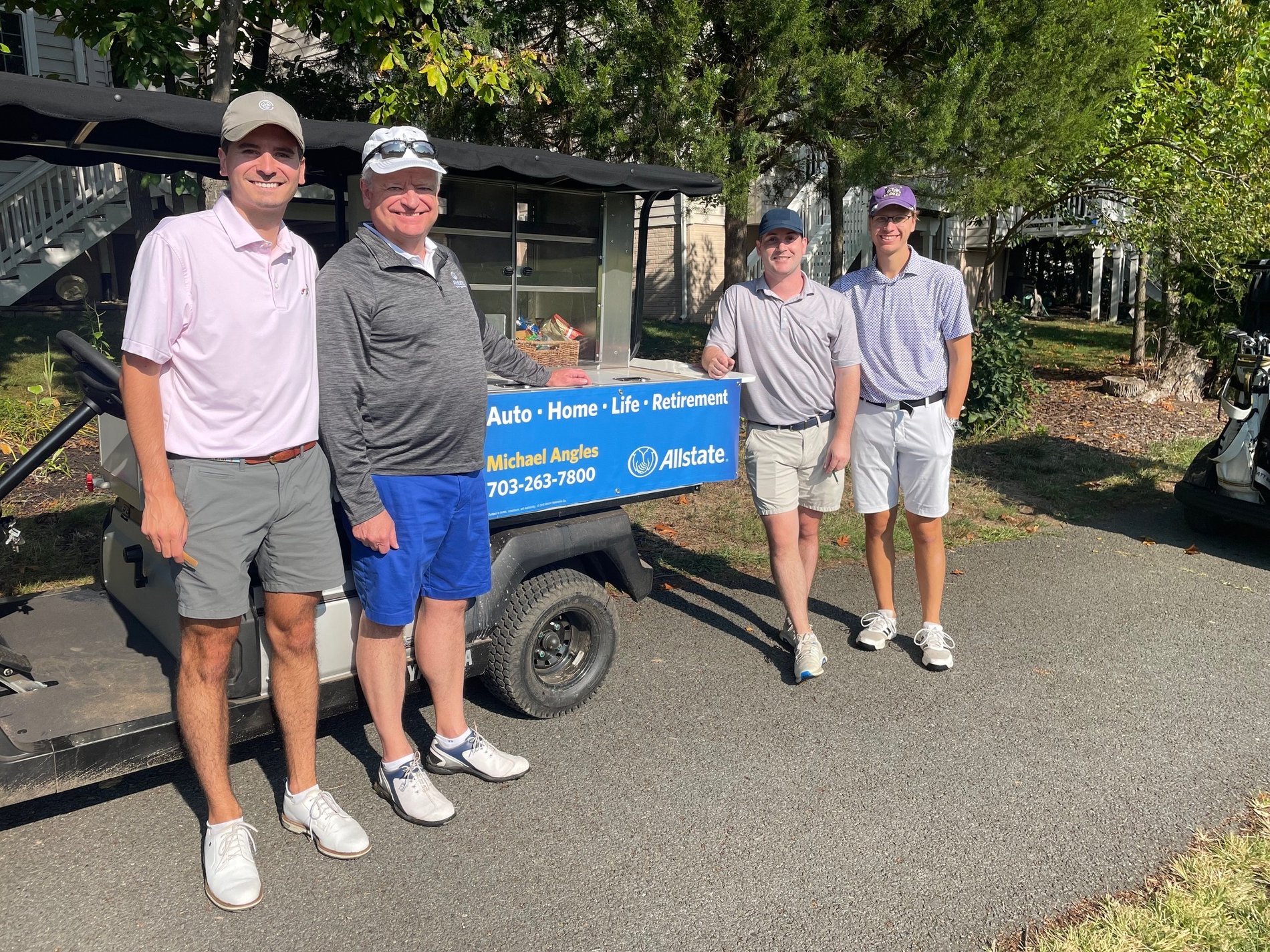 Ellie's Hat charity tournament beverage cart sponsor 2024