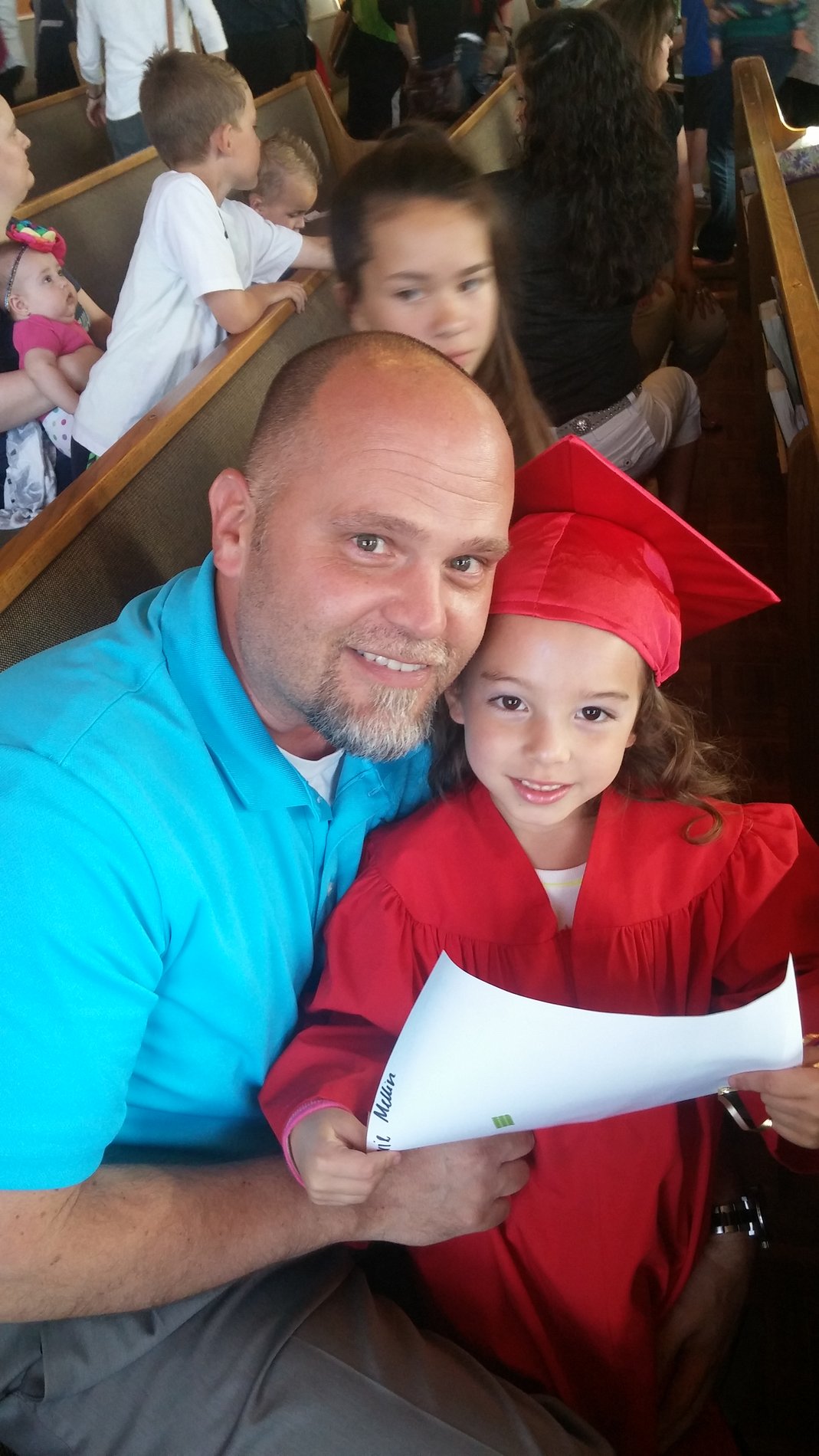 Amerie's graduation from Preschool... love these milestones.