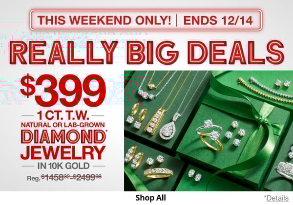 $399 Diamond Jewelry in 10k Gold at JCPenney!