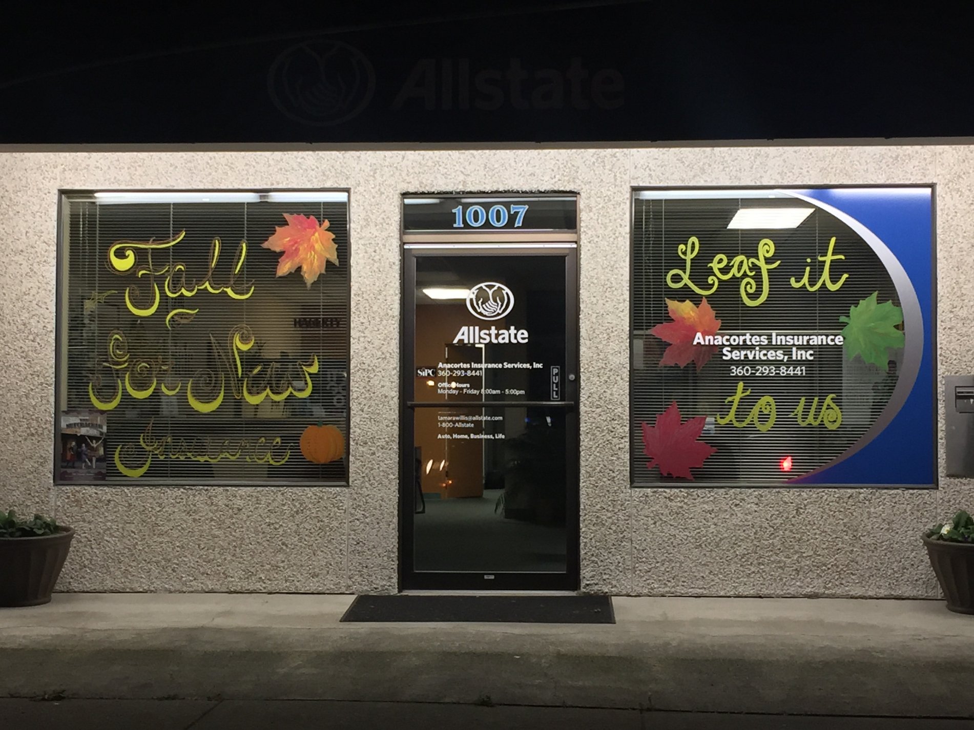 "Fall for new Insurance, Leaf it to us!"