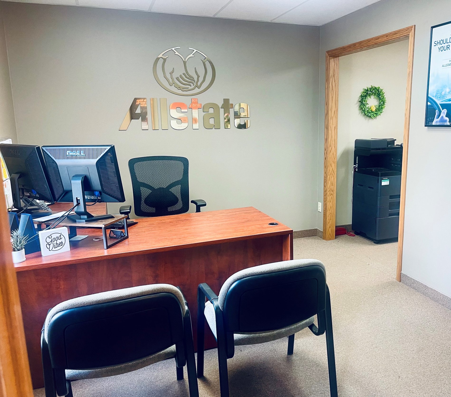 Office Reception Area.