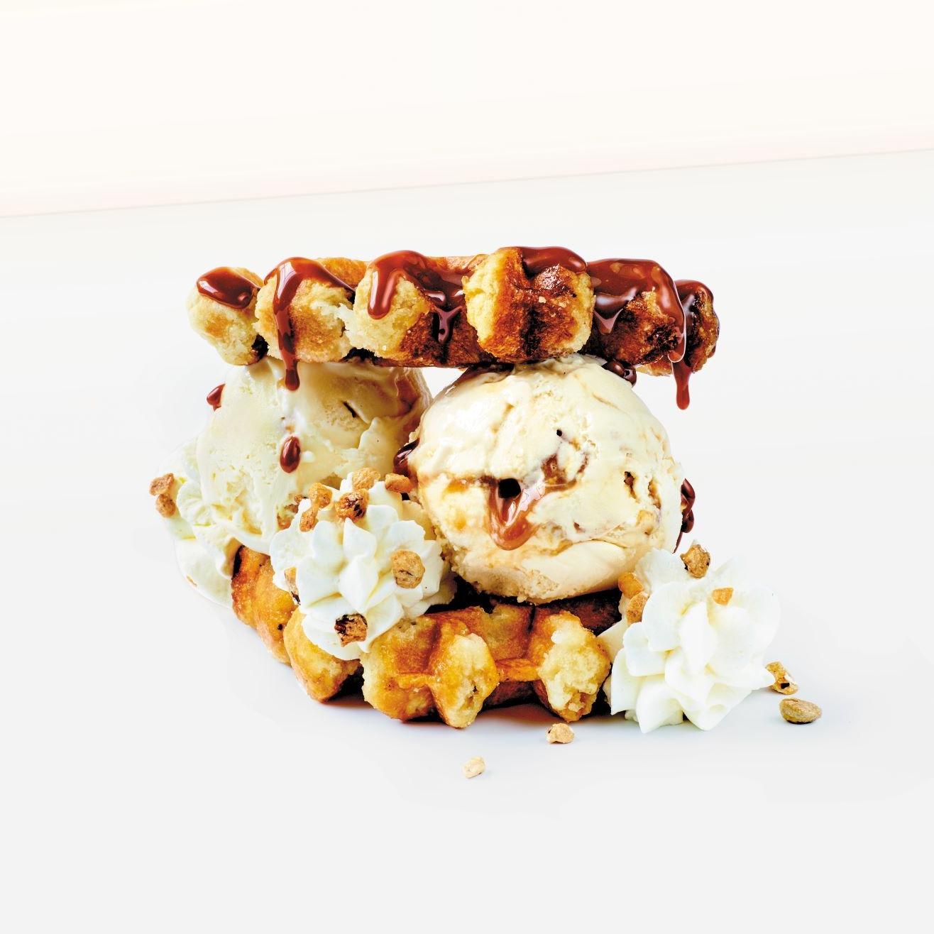 Caramel Belgian Waffle