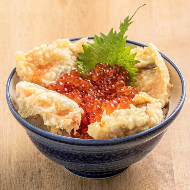 いくらとサーモン天の親子丼セット
