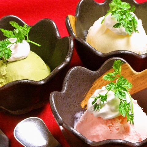 アイス(バニラ・抹茶)