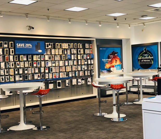 left side of the store