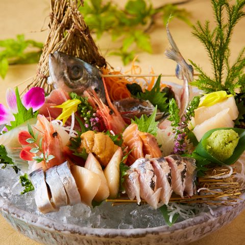 豪快!鮮魚7点盛り