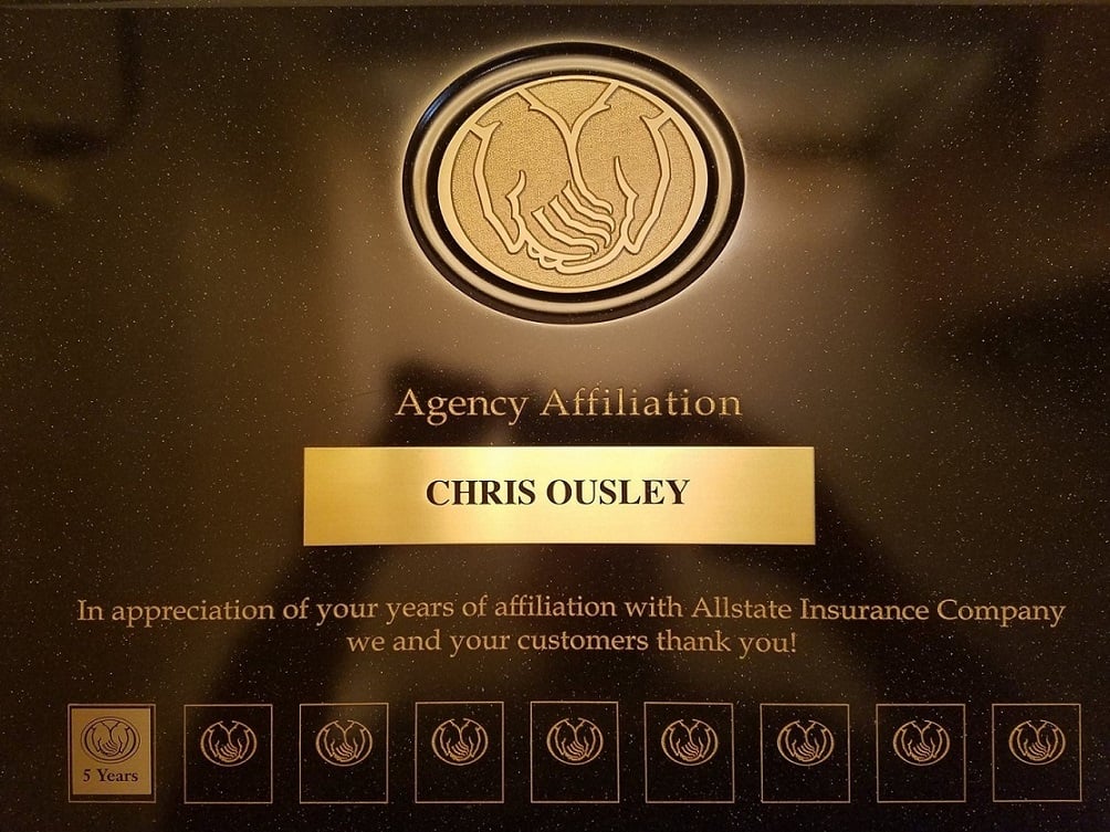 Celebrating 5 years as an Allstate agency owner!