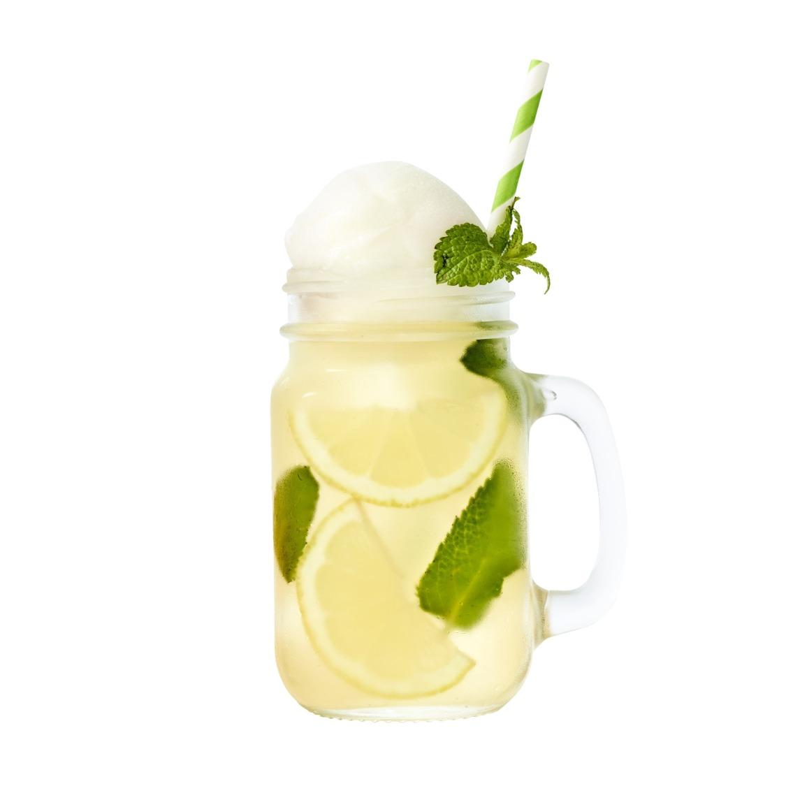 Lemon & Mint Sorbet Iced Tea