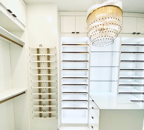 Glam Walk-in Closet Glam Walk-in Closet