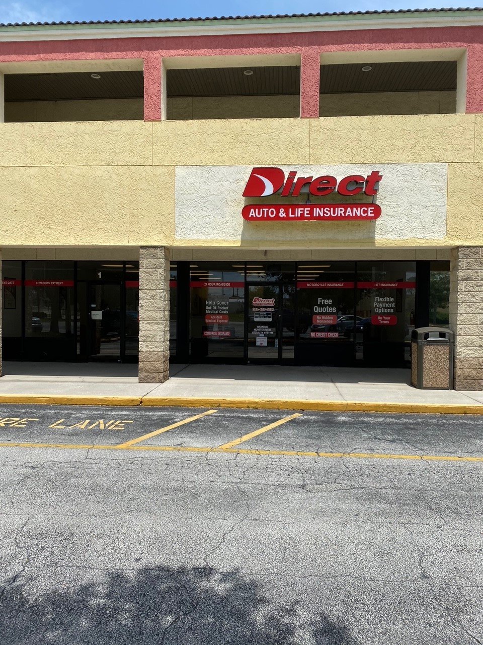 Direct Auto Insurance storefront located at 1450 North Courtenay Parkway, Merritt Island