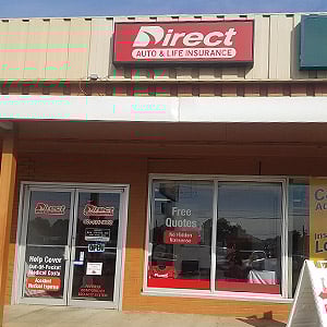 Front of Direct Auto store at 2914 Highway 80 East, Pearl