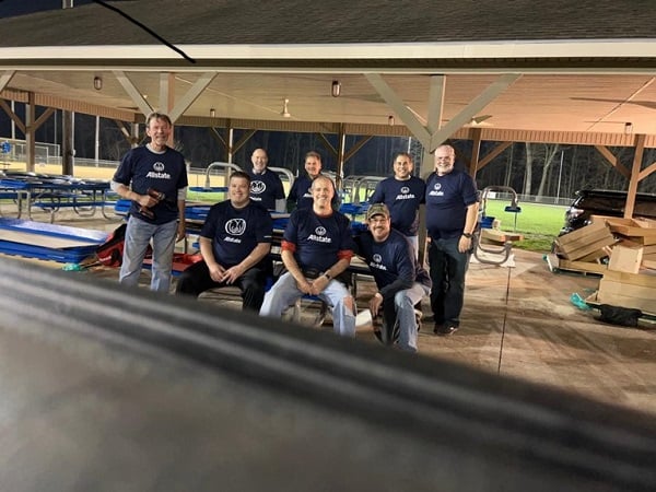 My agency proudly supports Newburgh Girls Softball. I was happy to be part of a crew to get the ballpark ready for another season.