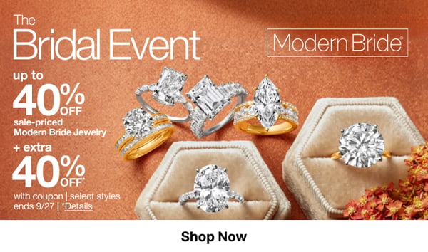 Save up to 40% off Modern Bride Jewelry at JCPenney
