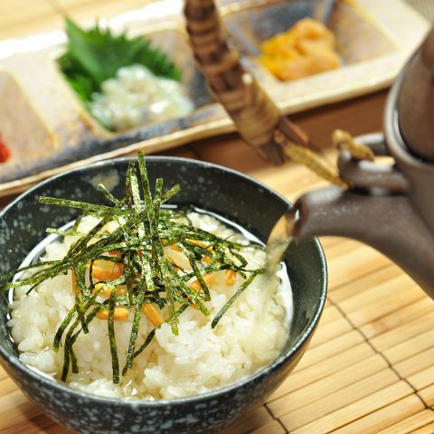 茶漬け(鮭・梅・海苔)