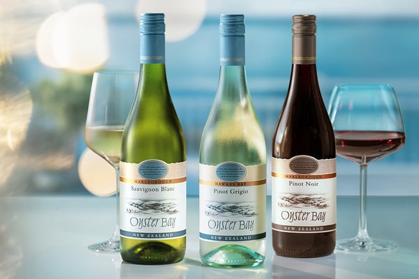 oyster bay sauvignon blanc pinot grigio and pinot noir wine