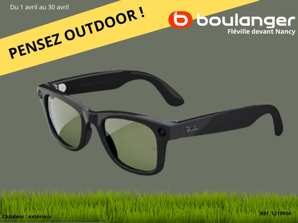 Lunettes connectées META Ray-Ban Wayfarer, Noir Brillant, Vert G15