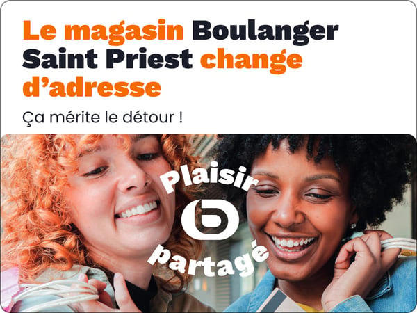Pour fêter le transfert de votre magasin Boulanger, de belles offres vous attendent, venez le découvrir !