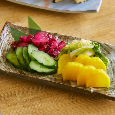 お新香盛り合わせ