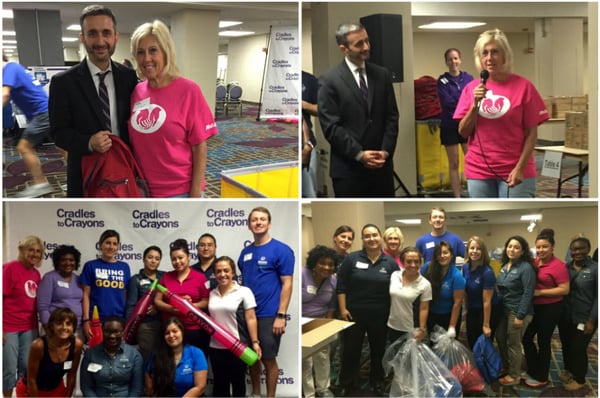 Char Schoenbach - Cradles to Crayons Ready for School Backpack-A-Thon