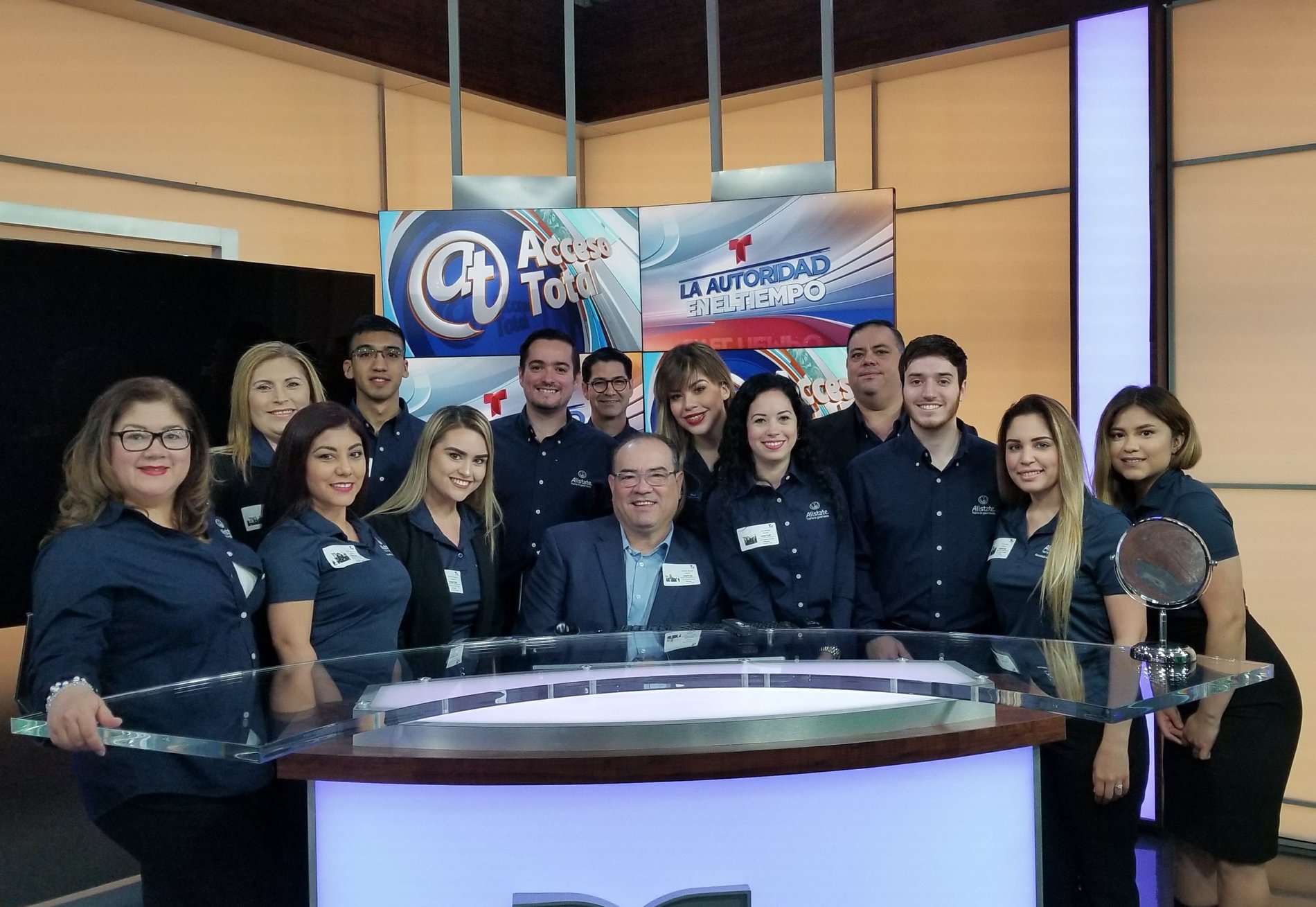 Our visit at the Telemundo 40 studios