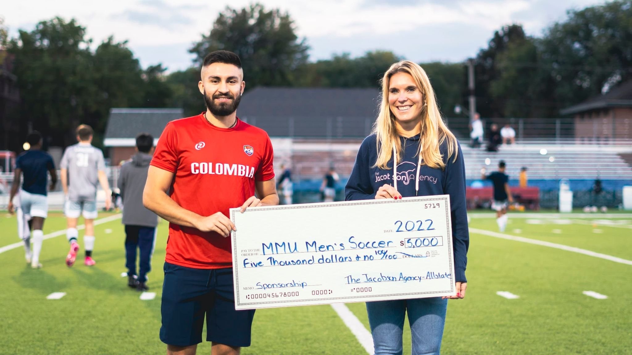 Lindsey Jacobson-Allstate proud to support Mount Marty University Men's Soccer Team.