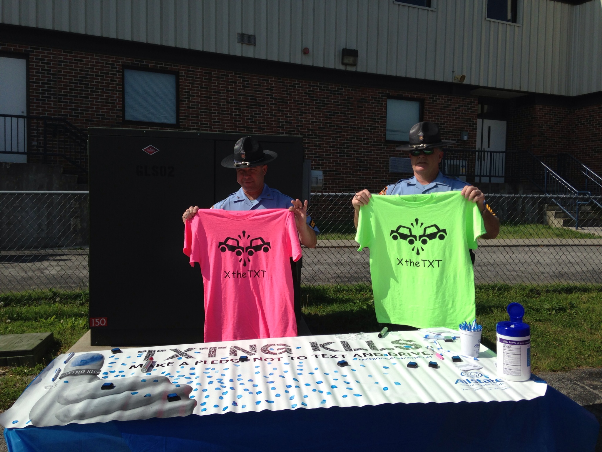 Many thanks to our great men in blue for their pledges and support!