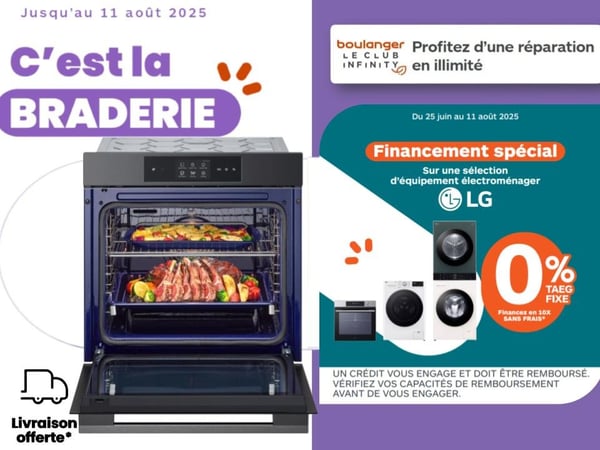 🔥🍕 Faites chauffer les bonnes affaires !
Les fours sont en braderie chez Boulanger Châteauroux 🛒