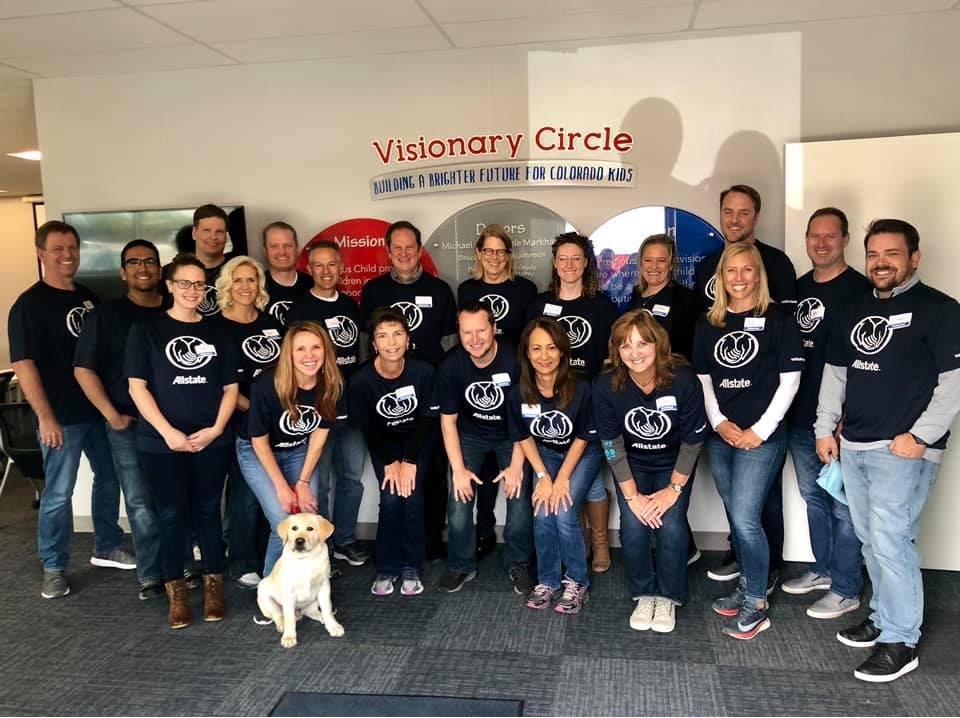 Allstate Agents working together to support Precious Child!