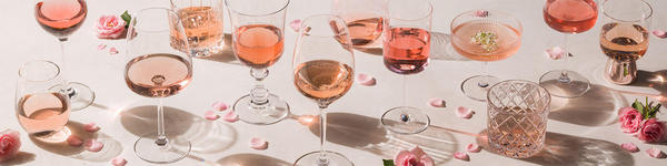 wine glasses on a table