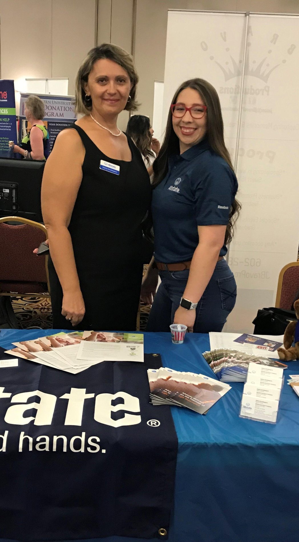 We strive to be involved in our community. At the Glendale Chamber of Commerce, Sabina and Wynter reached out to get to know our neighbors and see if we can save them money as well!