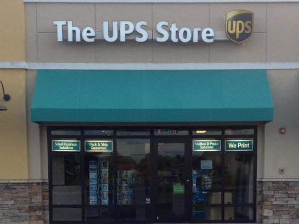Facade of The UPS Store Nautilus Station