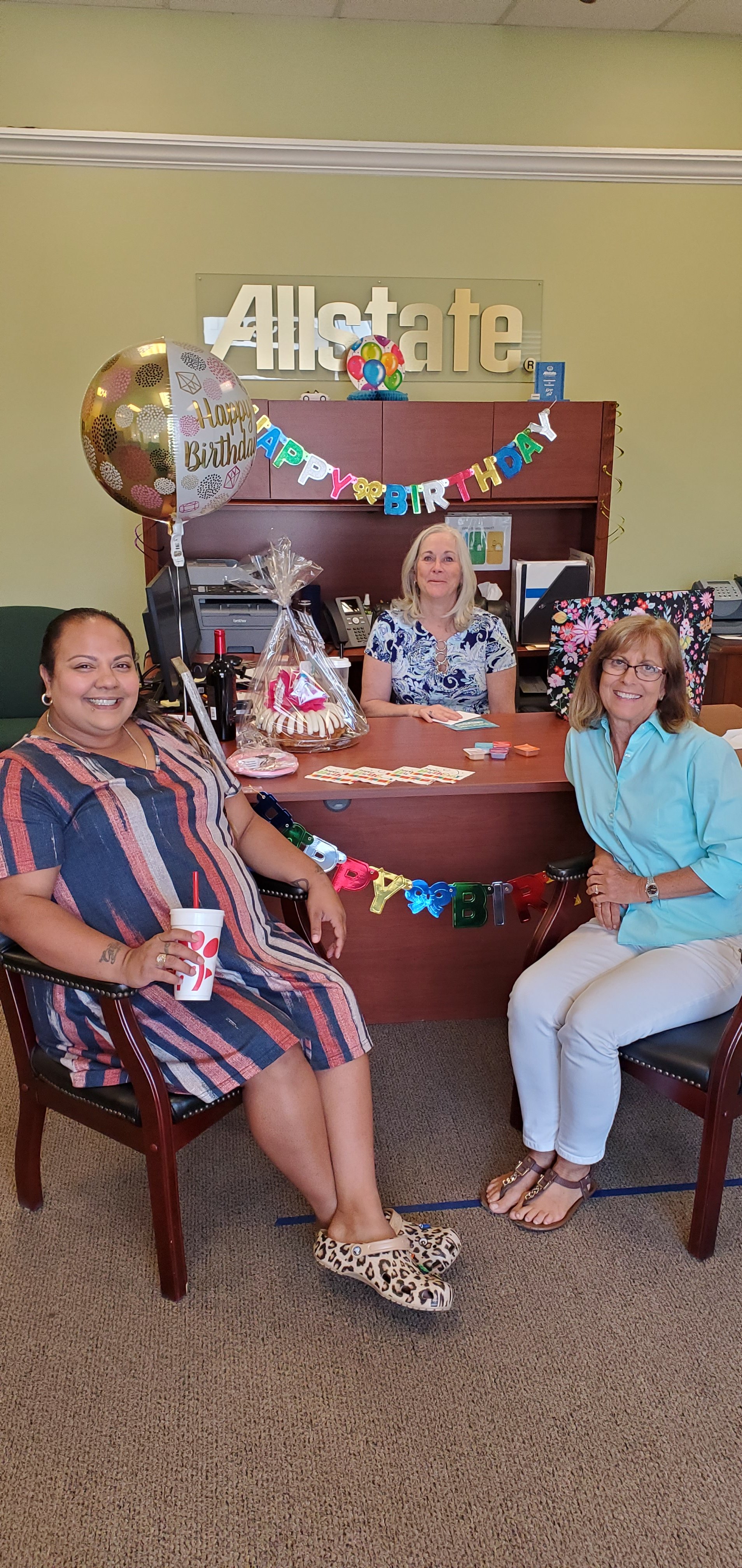 Kerry's Birthday 2021 Office celebration
