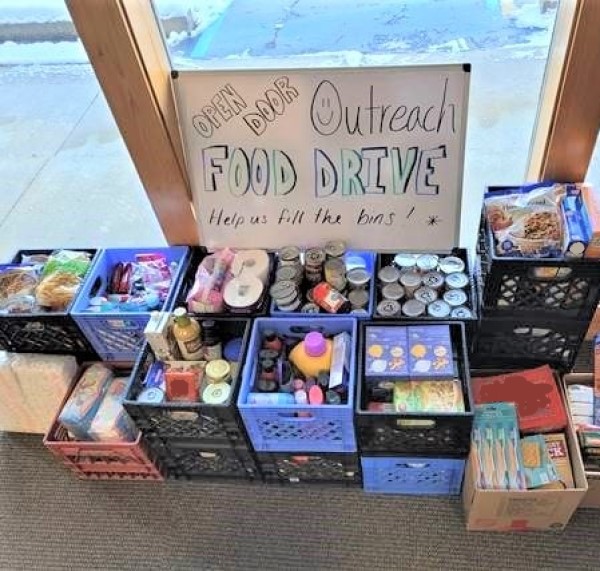 We’re proud to have donated 22 bins of food for Open Door, a food pantry in Waterford that services families in our neighboring communities!