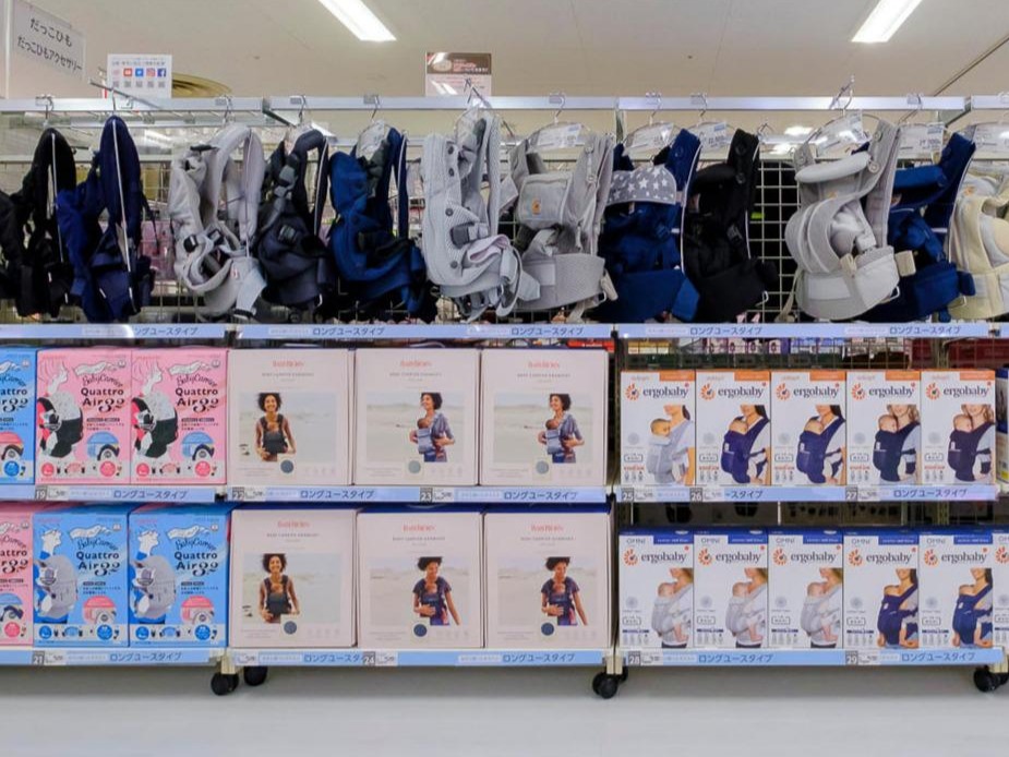 だっこひものご試着できます
ぜひお試しください