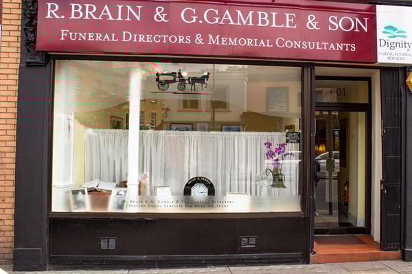 R Brain & G Gamble & Son Funeral Directors in Fulham Broadway