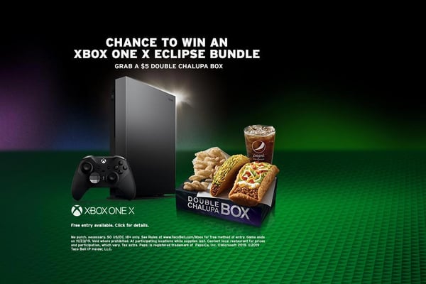 Taco Bell $5 Double Chalupa Box