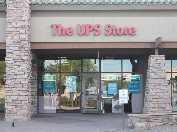 Facade of The UPS Store N Scottsdale Rd